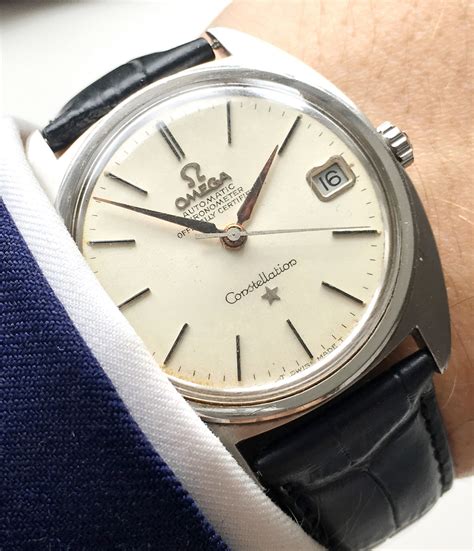 omega constellation watch vintage ebay|omega constellation vintage watch prices.